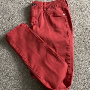 Maurices Orange Jeggings